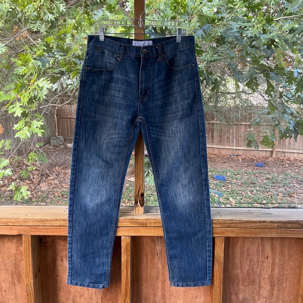 Paper Denim & Cloth Men's Blue Straight Leg Jeans Size. 32/32